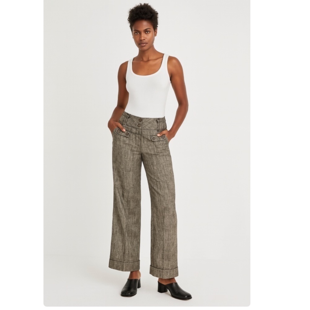 Leifsdottir High Rise Space Dye Pants Size 4